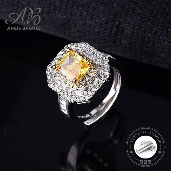 cluster rings aneis bagues 925 silver for women princess propose marriage square yellow z ring romantic bridal wedding bijoux, Golden;silver
cluster rings aneis bagues 925 silver for women princess propose marriage square yellow z ring romantic bridal wedding bijoux, Golden;silver