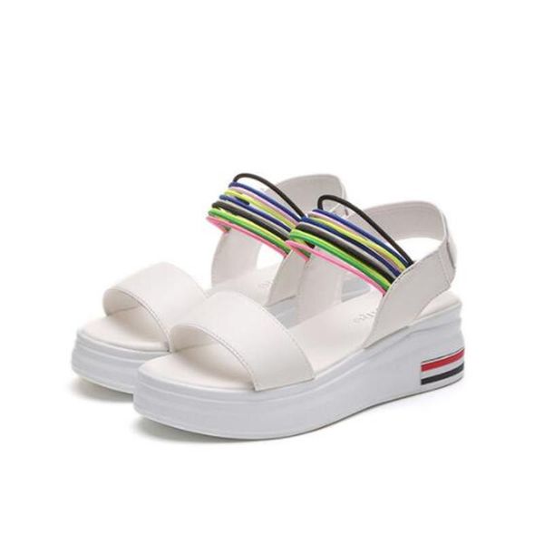 dress shoes flat bottom comfortable platform women's sandals breathable fashion color matching casual wild, Black
dress shoes flat bottom comfortable platform women's sandals breathable fashion color matching casual wild, Black