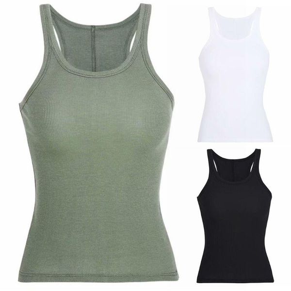women's tanks & camis women sleeveless basic tank summer narrow straps ribbed knitted bodycon vest solid color u-neck racerback shirts, White
women's tanks & camis women sleeveless basic tank summer narrow straps ribbed knitted bodycon vest solid color u-neck racerback shirts, White