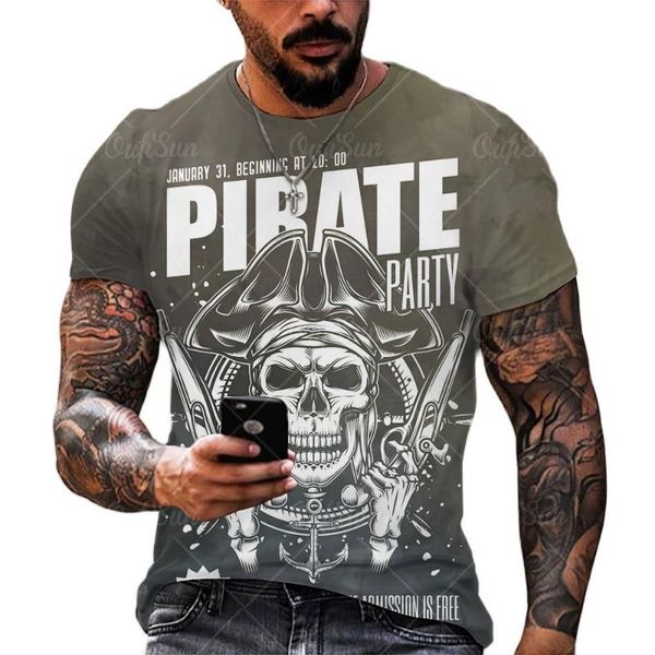 men's t-shirts summer 2021 3d printing pirate captain series o-neck t-shirt fashion harajuku short sleeve shirt top, White;black
men's t-shirts summer 2021 3d printing pirate captain series o-neck t-shirt fashion harajuku short sleeve shirt top, White;black