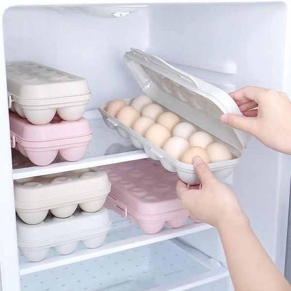 kitchen storage & organization 12 grid stackable egg box refrigerator crisper household compartment tray cooking preservation tool
kitchen storage & organization 12 grid stackable egg box refrigerator crisper household compartment tray cooking preservation tool