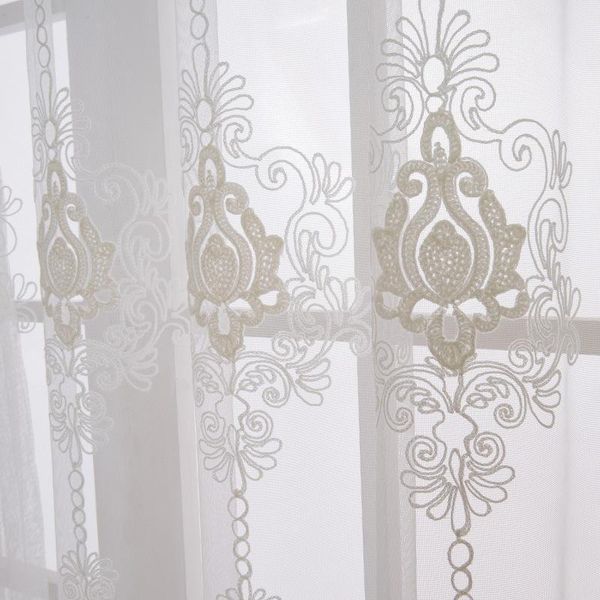 curtain & drapes white luxury embroidered tulle curtains for bedroom living room european sheer window girls floral panel
curtain & drapes white luxury embroidered tulle curtains for bedroom living room european sheer window girls floral panel