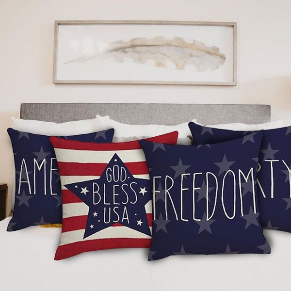 cushion/decorative pillow 4pcs independence day room decoration linen cushion cover 4th of july throw pillowcases home cojines decorativos
cushion/decorative pillow 4pcs independence day room decoration linen cushion cover 4th of july throw pillowcases home cojines decorativos