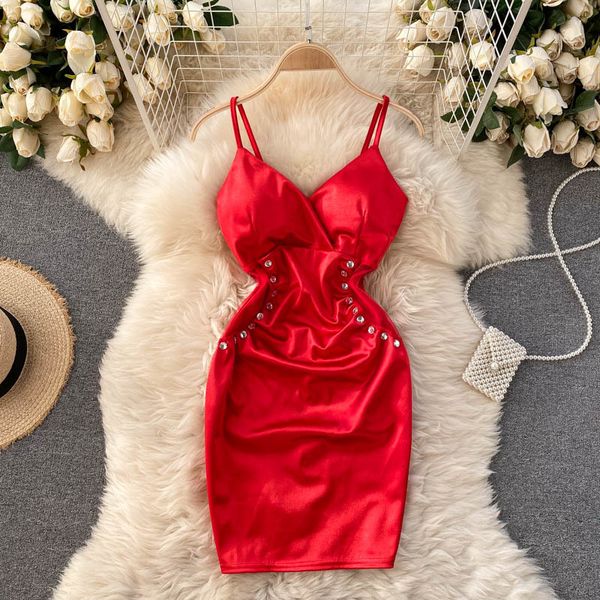 dresses design sleeveless strap women v neck backless slim es summer korean off shoulder short, Black;gray
dresses design sleeveless strap women v neck backless slim es summer korean off shoulder short, Black;gray