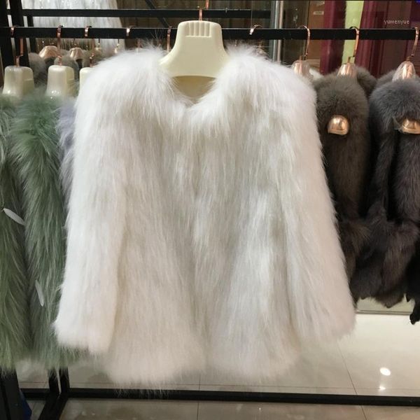 women's fur & faux shzq luxury warm women winter jackets natural knitted raccoon coat feminine jacket real outwear, Black
women's fur & faux shzq luxury warm women winter jackets natural knitted raccoon coat feminine jacket real outwear, Black