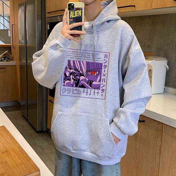 anime hunter x hunter hoodie men/women casual long sleeve oversized sweatshirt manga kurapika hxh devil eye print pullover g1214, Black
anime hunter x hunter hoodie men/women casual long sleeve oversized sweatshirt manga kurapika hxh devil eye print pullover g1214, Black