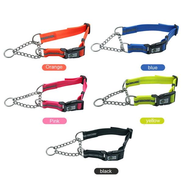 pet dog collar chain pvc reflective cushion anti-bite adjustable training for big small dogs puppy products collars & leashes
pet dog collar chain pvc reflective cushion anti-bite adjustable training for big small dogs puppy products collars & leashes
