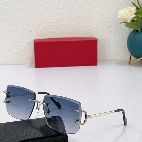 sunglasses for men women summer 0022 style with diamond anti-ultraviolet retro plate metal frameless fashion eyeglasses random box, White;black
sunglasses for men women summer 0022 style with diamond anti-ultraviolet retro plate metal frameless fashion eyeglasses random box, White;black
