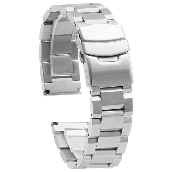 watch bands stainless steel band brushed finish metal 22mm double buckle, Black;brown
watch bands stainless steel band brushed finish metal 22mm double buckle, Black;brown