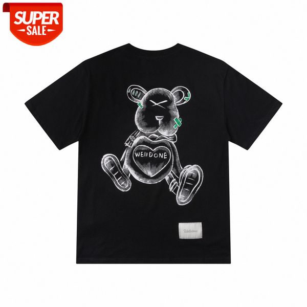 we11done w bear letter printing oversized round neck short sleeve t-shirt #fp2q, White;black
we11done w bear letter printing oversized round neck short sleeve t-shirt #fp2q, White;black