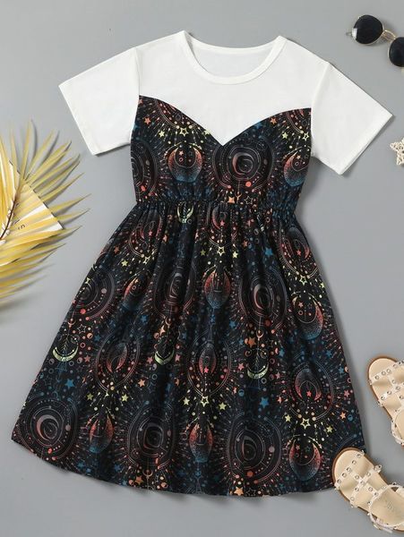 girls star & moon print dress she, Red;yellow
girls star & moon print dress she, Red;yellow