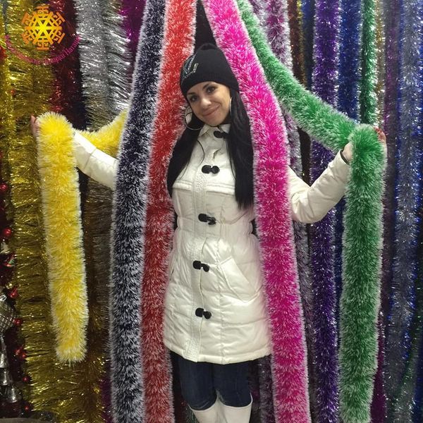 party decoration creative christmas garland ribbon foreign trade tree pendant supplies encrypted color strip
party decoration creative christmas garland ribbon foreign trade tree pendant supplies encrypted color strip