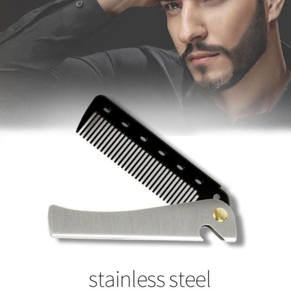 hair brushes portable folding pocket combs for men oil head beard styling product man women, Silver
hair brushes portable folding pocket combs for men oil head beard styling product man women, Silver