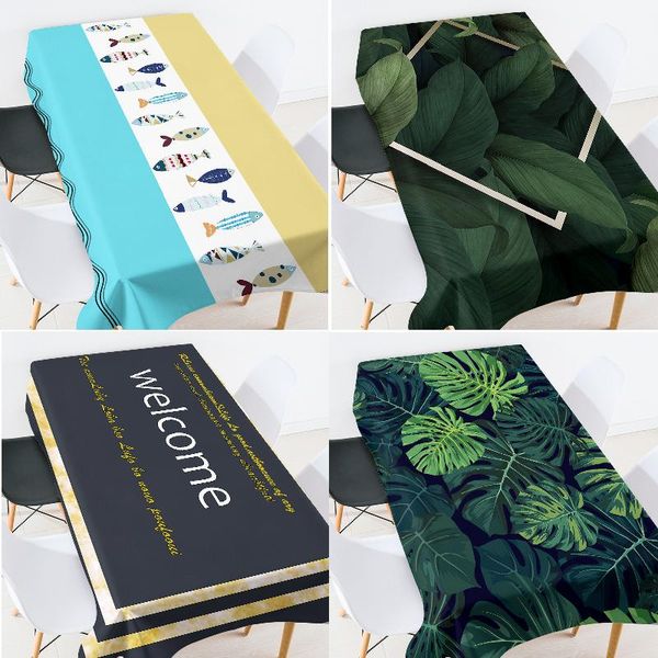 table cloth cartoon animal green leaf rectangular tablecloth wedding silver coat
table cloth cartoon animal green leaf rectangular tablecloth wedding silver coat
