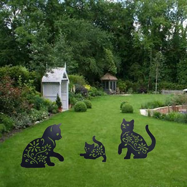 art outdoor kitten metal statue peg 2d cat figure ground insert decor for yard gift manor lawn black garden decoration decorations
art outdoor kitten metal statue peg 2d cat figure ground insert decor for yard gift manor lawn black garden decoration decorations