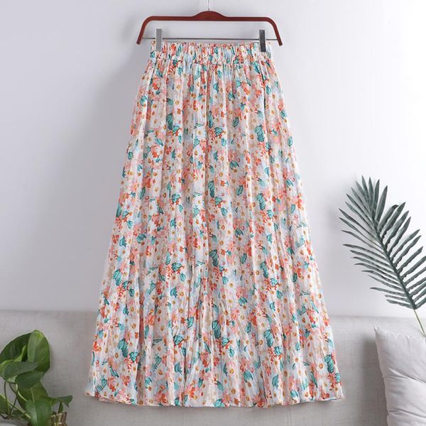 skirts vintage floral print ruffle pleated long summer women korean skirt streetwear drawstring elastic waist midi, Black
skirts vintage floral print ruffle pleated long summer women korean skirt streetwear drawstring elastic waist midi, Black