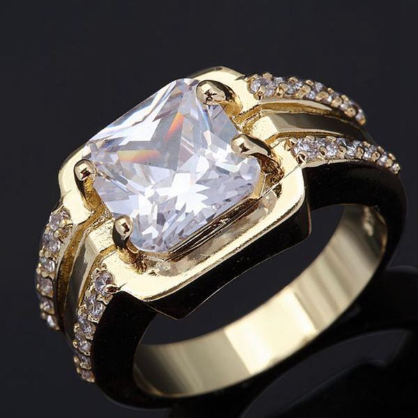 wedding rings suohuan size 8-11 male men ring white stone zircon crystal gold filled anniversary band finger jewelry gift, Slivery;golden
wedding rings suohuan size 8-11 male men ring white stone zircon crystal gold filled anniversary band finger jewelry gift, Slivery;golden