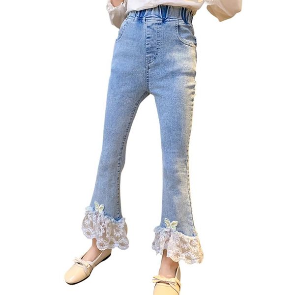 girls jeans lace floral kids girl patchwork children's appliques clothing 6 8 10 12 14, Blue
girls jeans lace floral kids girl patchwork children's appliques clothing 6 8 10 12 14, Blue