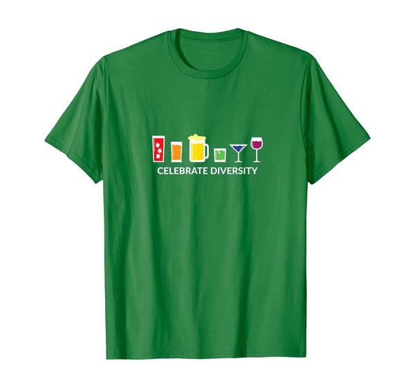 Rainbow LGBT drinking Celebrate diversity beer shirt, Mainly pictures