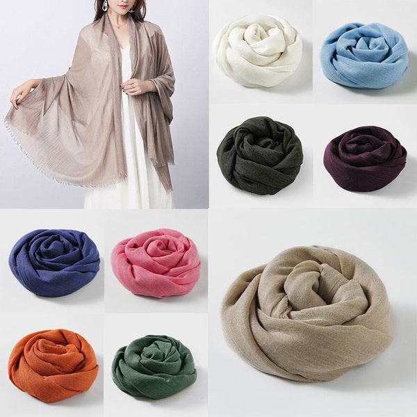 scarves fashion solid color cotton linen scarf womens wear high-quality large winter wrap stoles bufandas muslim hijab, Blue;gray
scarves fashion solid color cotton linen scarf womens wear high-quality large winter wrap stoles bufandas muslim hijab, Blue;gray