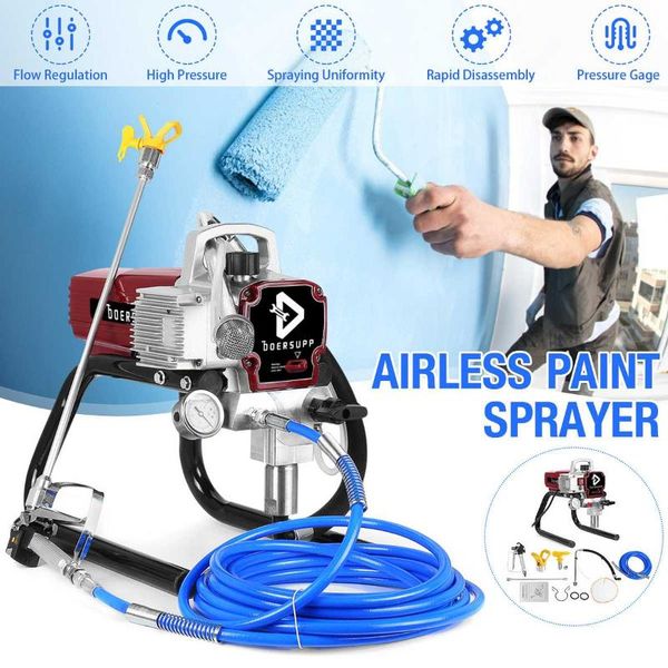 professional spray guns 1800w high-pressure airless spraying machine gun paint sprayer wall painting tools
professional spray guns 1800w high-pressure airless spraying machine gun paint sprayer wall painting tools