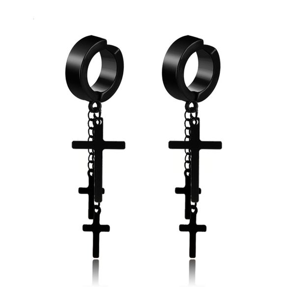 budrovky 1/2pc women men punk earrings cross pendant dangle long drop chain tassel stainless steel jewelry charms hangingdio chan contact, Silver
budrovky 1/2pc women men punk earrings cross pendant dangle long drop chain tassel stainless steel jewelry charms hangingdio chan contact, Silver