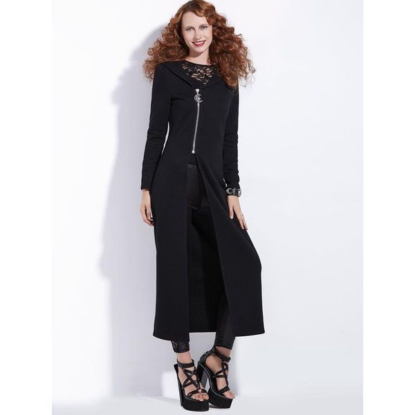 women's trench coats women long coat hooded black gothic fashion outerwear spring zipper high split slim ladies goth street casual over, Tan;black
women's trench coats women long coat hooded black gothic fashion outerwear spring zipper high split slim ladies goth street casual over, Tan;black