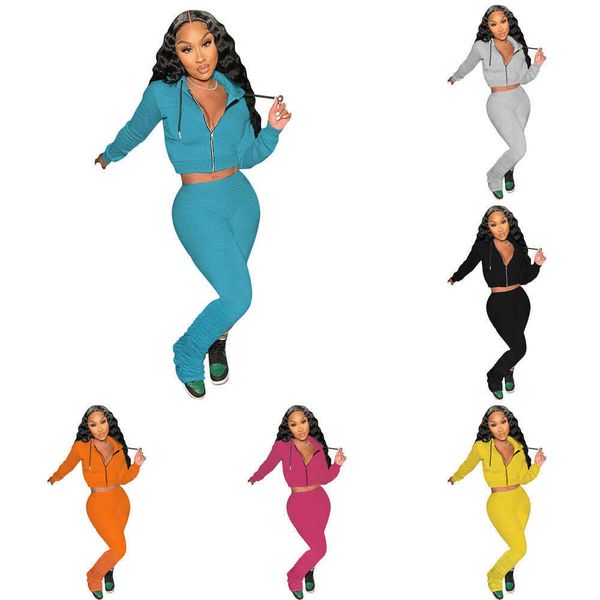 fall women sports outfits fashion two pieces stacked pants suit solid color zipper sweater long sleeve hoodie winter sportswear, White
fall women sports outfits fashion two pieces stacked pants suit solid color zipper sweater long sleeve hoodie winter sportswear, White