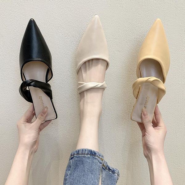 loafers slippers casual shoes woman 2021 low cover toe med female mule pantofle luxury pointed mules slides rome fashion pu, Black
loafers slippers casual shoes woman 2021 low cover toe med female mule pantofle luxury pointed mules slides rome fashion pu, Black