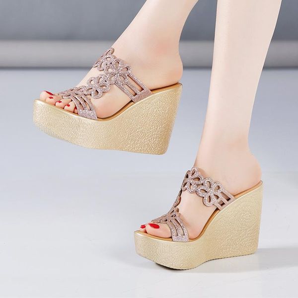 slippers plus size 32-41 open head rhinestone women wedding shoes summer 2021 high heels wedges ladies slides, Black
slippers plus size 32-41 open head rhinestone women wedding shoes summer 2021 high heels wedges ladies slides, Black