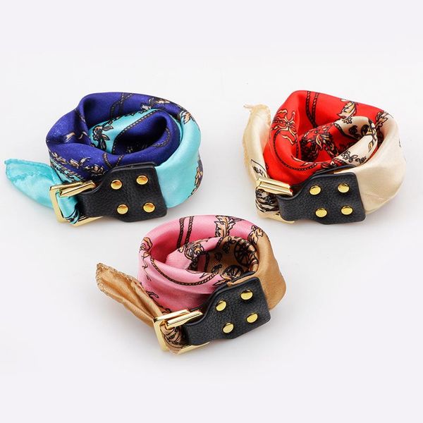 charm bracelets mdnen 1pcs silk scarf strip 42*2.5cm genuine leather double-layer for women hand bag accessories zps10, Golden;silver
charm bracelets mdnen 1pcs silk scarf strip 42*2.5cm genuine leather double-layer for women hand bag accessories zps10, Golden;silver