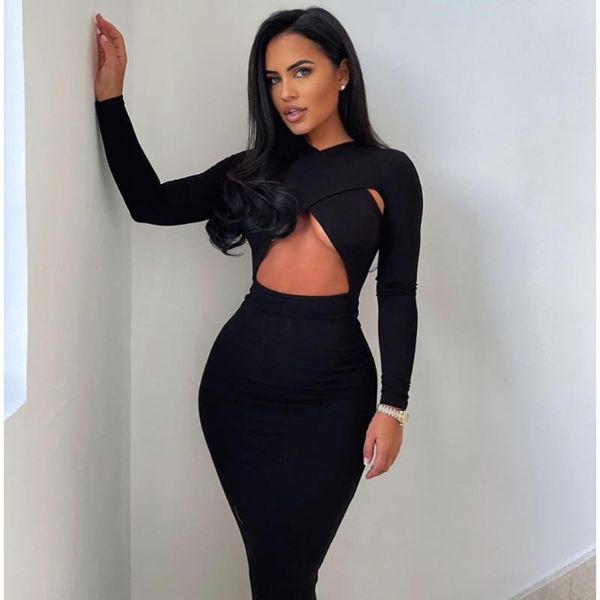 casual dresses puloru autumn women cross hollow out dress solid color long sleeve wrap maxi bodycon office party plus sheath, Black;gray
casual dresses puloru autumn women cross hollow out dress solid color long sleeve wrap maxi bodycon office party plus sheath, Black;gray
