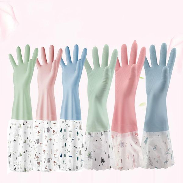 disposable gloves kitchen dishwashing plus velvet rubber latex washing clothes waterproof housework durable
disposable gloves kitchen dishwashing plus velvet rubber latex washing clothes waterproof housework durable