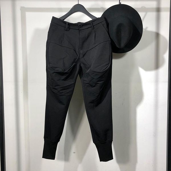 men's pants tall waist of pure color autumn and winter men is contracted stretch slim pencil trousers shows thin leg, Black
men's pants tall waist of pure color autumn and winter men is contracted stretch slim pencil trousers shows thin leg, Black