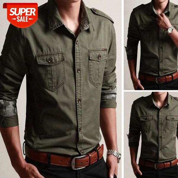 workwear shirt men's military style casual loose large size long-sleeved young men #dy1l, White;black
workwear shirt men's military style casual loose large size long-sleeved young men #dy1l, White;black