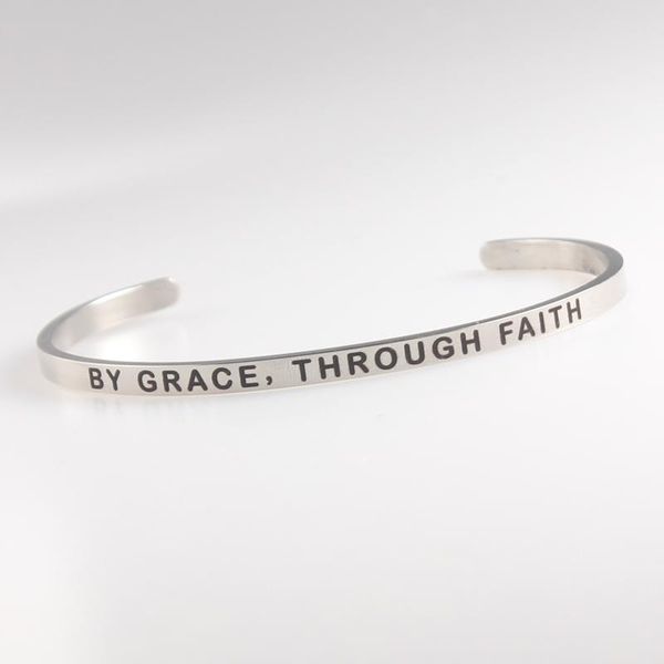 bangle custom positive inspirational bracelet personalized jewelry initial engraved by grace through faith for men, Black
bangle custom positive inspirational bracelet personalized jewelry initial engraved by grace through faith for men, Black