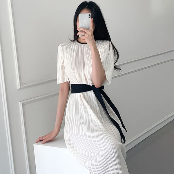 casual dresses korean chic women dress office ladies pleated short sleeve bandage lacing bow ol vestidos femme elegante ujb3, Black;gray
casual dresses korean chic women dress office ladies pleated short sleeve bandage lacing bow ol vestidos femme elegante ujb3, Black;gray