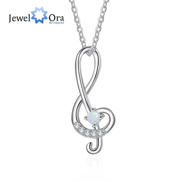 pendant necklaces jewelora silver color musical note for women girly simulated opal & pendants wholesale fashion accessories 
pendant necklaces jewelora silver color musical note for women girly simulated opal & pendants wholesale fashion accessories