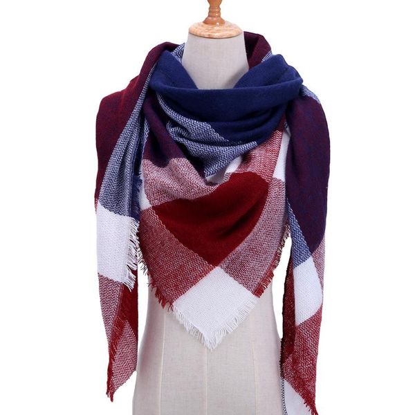 scarves 2021 trendy women cashmere scarf winter knitted plaid triangle shawls foulard femme pashmina blanket wraps 140*140*210cm, Blue;gray
scarves 2021 trendy women cashmere scarf winter knitted plaid triangle shawls foulard femme pashmina blanket wraps 140*140*210cm, Blue;gray