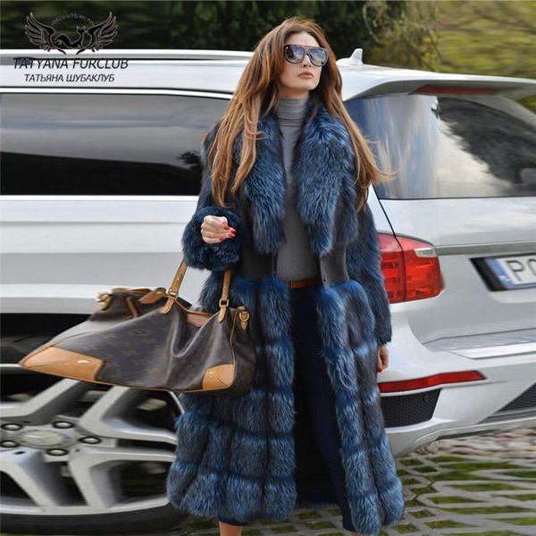women's fur & faux fashion 120cm long women real coat winter natural whole skin silver coats with collar genuine overcoat plus size, Black
women's fur & faux fashion 120cm long women real coat winter natural whole skin silver coats with collar genuine overcoat plus size, Black