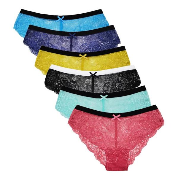 women's panties 6 pcs / lot arrival 2021 low rise lace transparent women underwear 9498, Black;pink
women's panties 6 pcs / lot arrival 2021 low rise lace transparent women underwear 9498, Black;pink