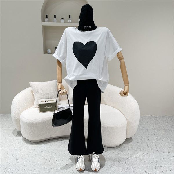 spring female t-shirt summer 2021 fashion design niche short sleeve love, White
spring female t-shirt summer 2021 fashion design niche short sleeve love, White