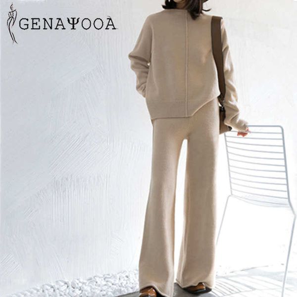 genayooa winter tracksuit 2 piece pant suits for women knitted long sleeve two set and pants suit outwear korean 210930, White
genayooa winter tracksuit 2 piece pant suits for women knitted long sleeve two set and pants suit outwear korean 210930, White