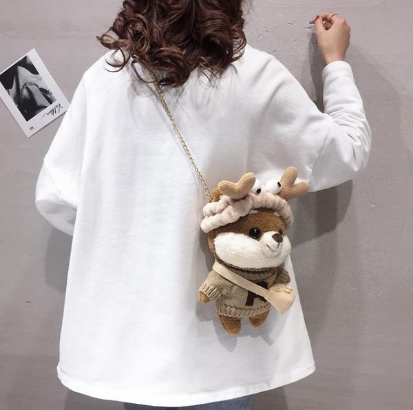 cute plush small bag autumn cartoon doll all-match chain one-shoulder messenger bags
cute plush small bag autumn cartoon doll all-match chain one-shoulder messenger bags