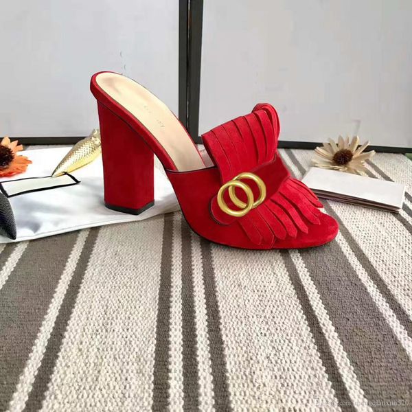 designer women classic half slippers cowhide 100% leather suede thick heels metal slides woman shoe beach lazy sandals high heeled shoes, Black
designer women classic half slippers cowhide 100% leather suede thick heels metal slides woman shoe beach lazy sandals high heeled shoes, Black