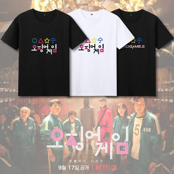 men's t-shirts squid game t-shirt men women harajuku hip hop casual summer boys girls cool tees, White;black
men's t-shirts squid game t-shirt men women harajuku hip hop casual summer boys girls cool tees, White;black