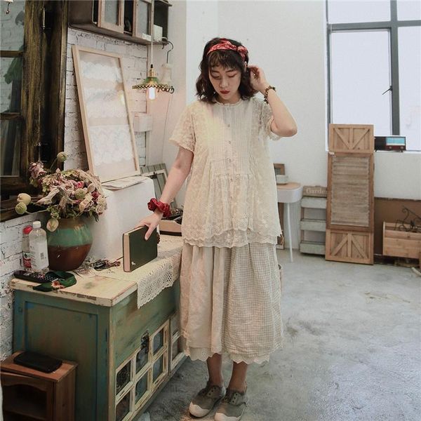 women's blouses & shirts female 2021 lace stitching short-sleeved loose baby shirt blouse sweet and delicate japanese wild, White
women's blouses & shirts female 2021 lace stitching short-sleeved loose baby shirt blouse sweet and delicate japanese wild, White