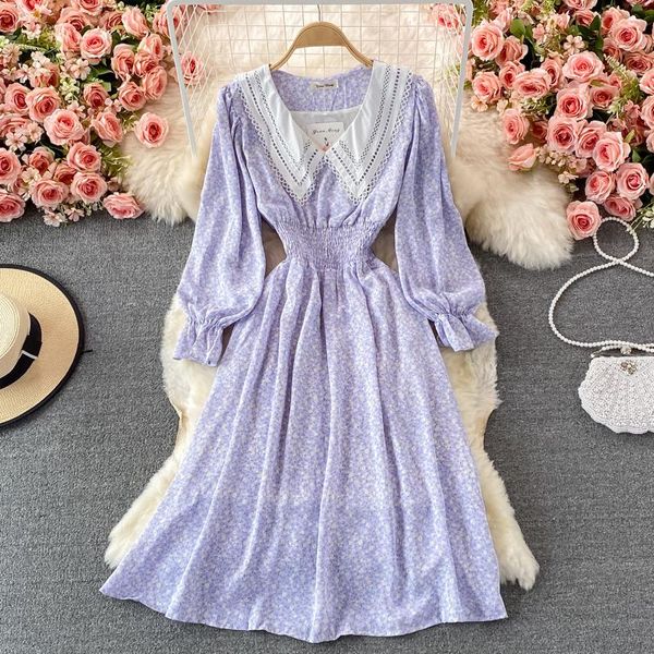 casual dresses fall 2021 age-reducing sweet chiffon floral skirt long sleeve gentle super fairy temperament waist-controlled slimming dress, Black;gray
casual dresses fall 2021 age-reducing sweet chiffon floral skirt long sleeve gentle super fairy temperament waist-controlled slimming dress, Black;gray