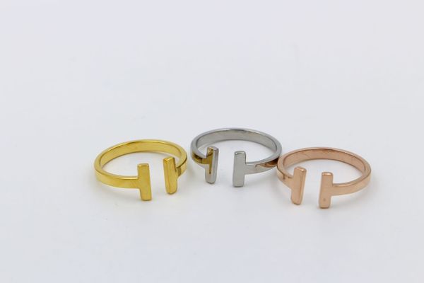 designer316l stainless steel fashion double t ring jewelry for woman man lover rings 18k gold-color and rose bijoux no have any, Silver
designer316l stainless steel fashion double t ring jewelry for woman man lover rings 18k gold-color and rose bijoux no have any, Silver