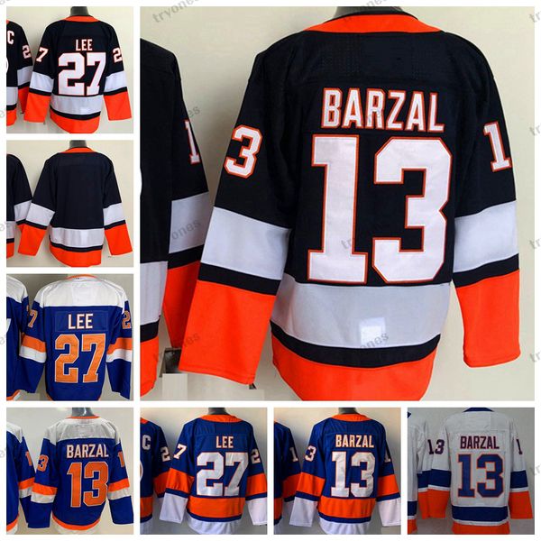 2021 reverse retro hockey jerseys 13 mathew barzal 27 anders lee (c) alternate blue mens stitched shirts s-xxxl, Black;red
2021 reverse retro hockey jerseys 13 mathew barzal 27 anders lee (c) alternate blue mens stitched shirts s-xxxl, Black;red